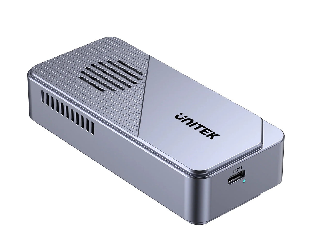 Unitek M2 SSD NVME Enclosure 80Gbps with Intelligent Cooling TBT 5 & USB 4v2 S1253B