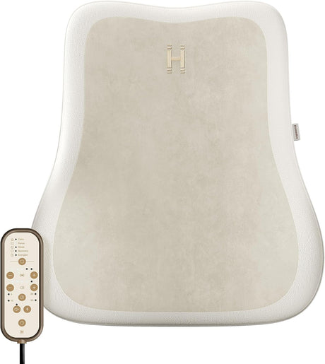 Homedics Back Vibroacoustic Therapy Cushion with Remote & BT BRIDGE