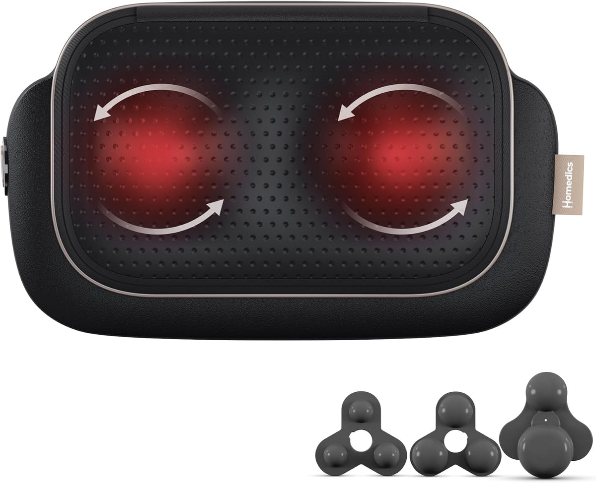 Homedics Massage Pillow Shiatsu, Heat, Gel & Rechargeable MODMASSAGE SP-1400H