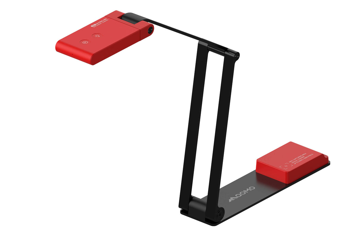 QOMO ScannerCam5 Document Camera 4K Foldable USB-C/A with Microphone QPC5