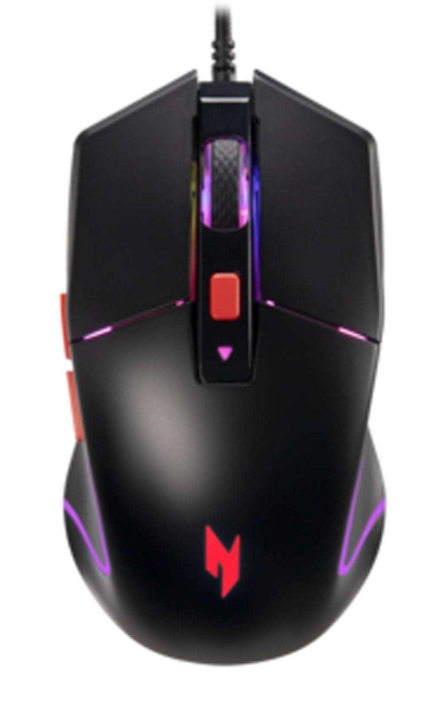 Acer Nitro Gaming Mouse Wired USB 7200-DPI RGB Black NMW100
