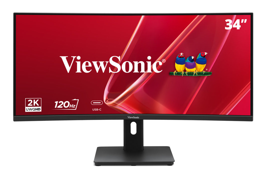 Viewsonic Monitor VA 34'' UWQHD IPS Curved UltraWide 120Hz USB-C Hub/PD/Speakers VA3420C-2