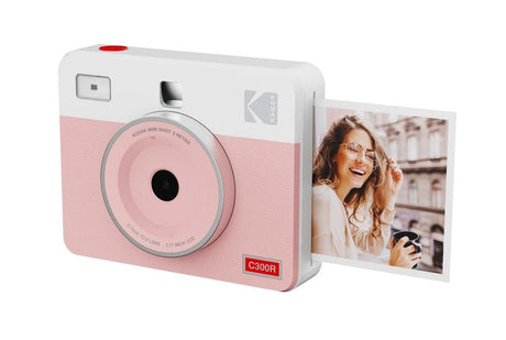 Kodak Instant Camera & Printer Mini Shot RETRO 3 Pink 3x3 (8 sheets)