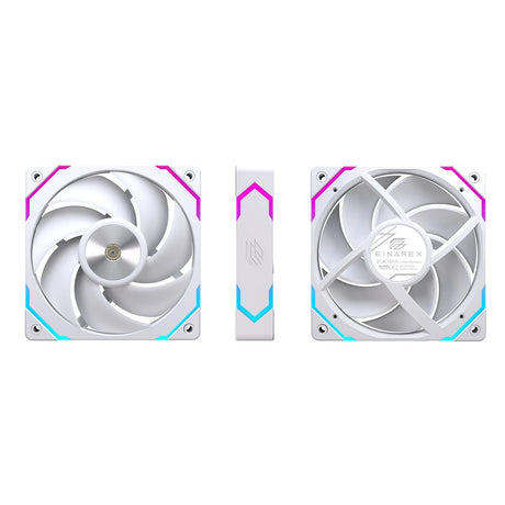 Einarex Gaming Fan ARGB 120 EX12A White
