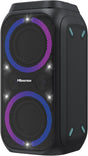 Hisense Speaker Portable Karaoke Party Rocket 160, 160W  Power, 12 Hrs long playtime,TWS Pair play,Karaoke Mode,5 Lighting effects