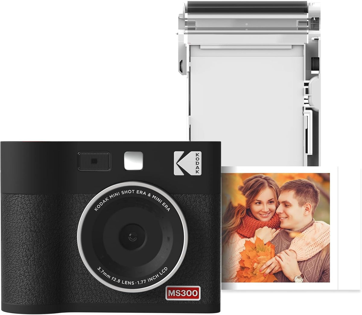 Kodak Instant Camera & Printer ERA Mini Shot 3 MS300B Black (3x3)