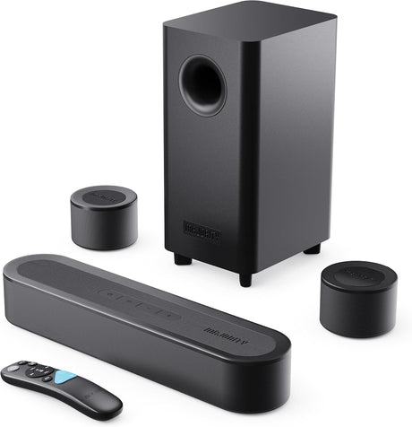 Majority Soundbar BOWFELL HALO DOLBY 5.1 230W Wired Sub & 2 Satellite Speakers