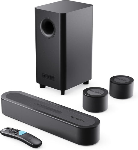 Majority Soundbar BOWFELL HALO ATMOS 5.1 300W Wireless Sub & 2 Wireless Speakers