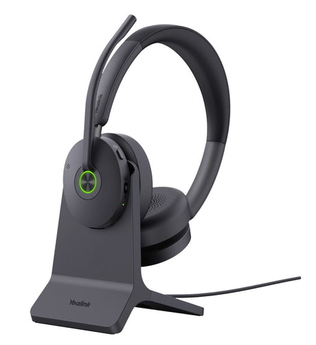 Yealink Headset Wireless Bluetooth 4-Mic NC Hybrid ANC with B/T Dongle & Charging Stand BH74 Dual Teams