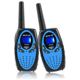 Retevis RT628 Kids Walkie Talkies Long Range 2 Way Radio 22 Channel Durable Toy Birthday Gifts for 6-12 Year Old Boys and Girls Handheld Walkies Talkie for Outside Hiking Camping(Black Blue 1 Pair)