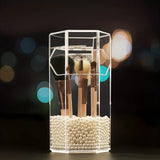 Dustproof Makeup Brush Storage Bucket with Lid (1pc)