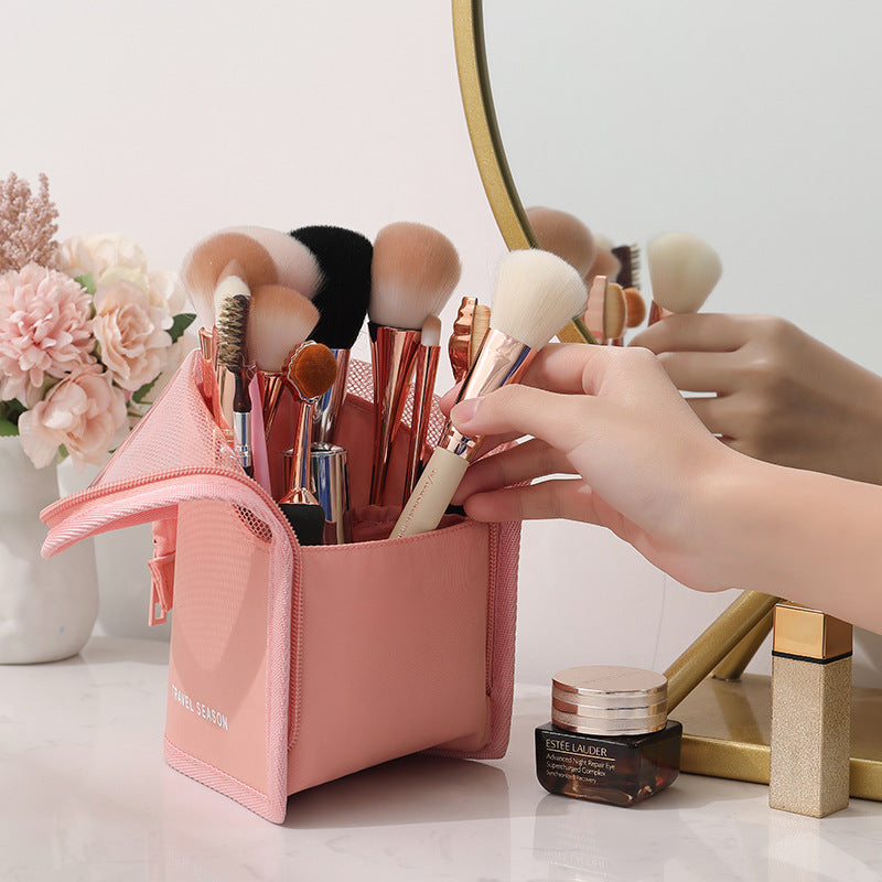Makeup Brush Organizer and Portable Storage Bag