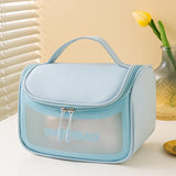 Portable Water-Resistant Clear Makeup Organizer Bag