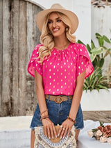 Amy Petal Sleeve Top-