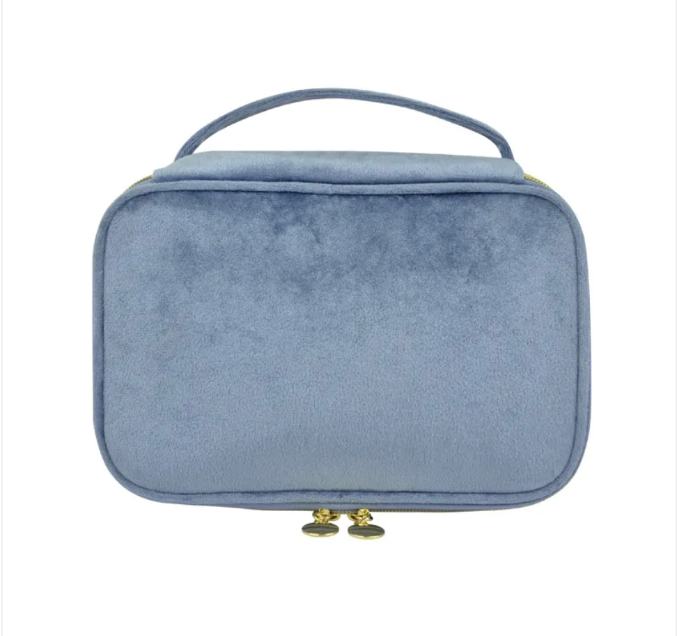 Portable Velvet Cosmetic Bag