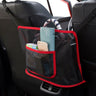 GKmow 2 PCS Car Storage Mesh Pocket Between Two Seats Hanging Car Storage Organizer Rear Seat Pet Child Mesh Barrier Universal Mesh Storage Bag for Most Cars (Red #Upgrade Model)
