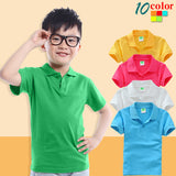 Custom Short Sleeve Polo T-Shirt for Kids Events