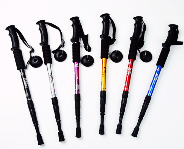 Hiking Trekking Poles - 4-Section Lightweight Aluminum