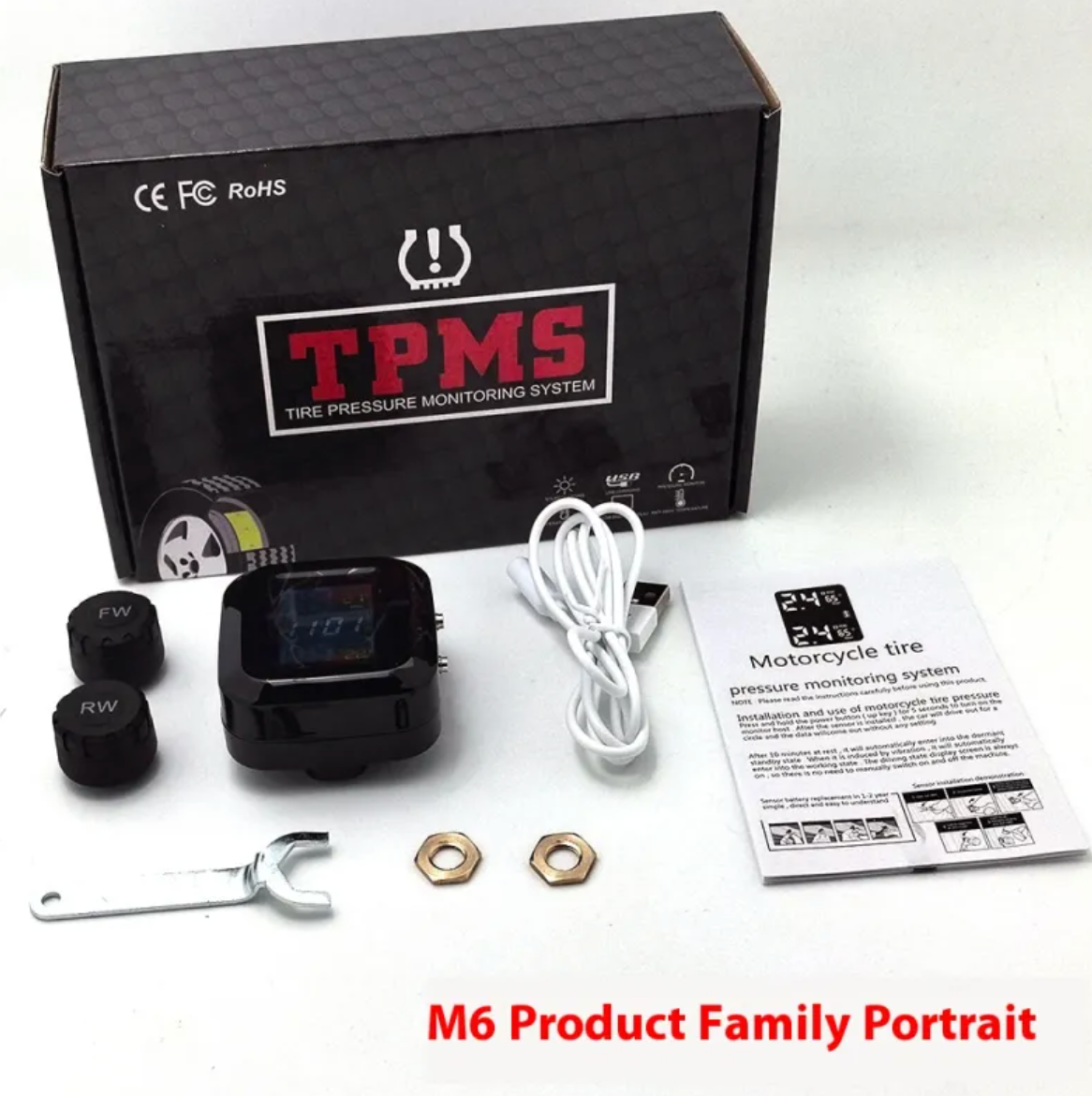 Motorcycle Tire Pressure Monitor