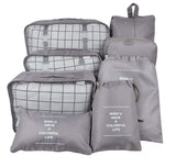 8-Piece Travel Organizer Set with Luggage Bags