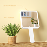 Portable Handheld Small Makeup Mirror with Handle