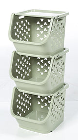 Storage Rack for Kitchen Utensils and Baskets