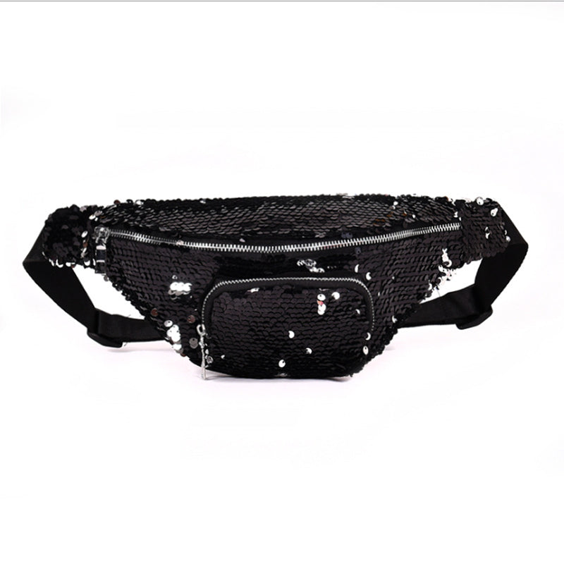 Mermaid Makeup Waist Bag - Sequin Storage Pouch