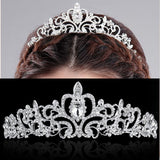 European Bride Headdress, Korean Style Crystal Crown
