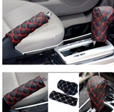 Car Handbrake & Gear Shift Dust Cover Set
