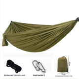 Outdoor Double Camping Hammock - 210T Parachute Nylon