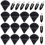 Triangle Makeup Puff and Duckbill Clip Set