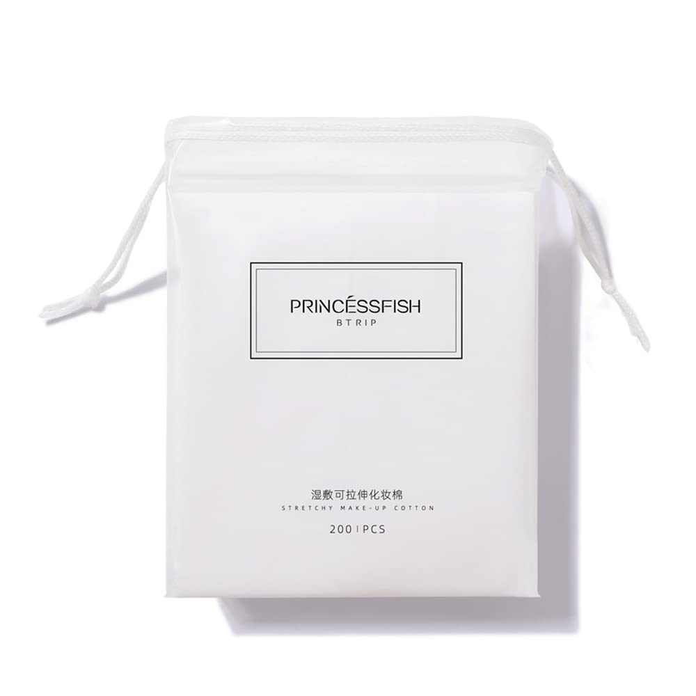 200 Cleansing Cotton Towel-Cotton Pads-Stretchable Wet Compress Cotton Pads-Cotton Pads for Makeup Removal