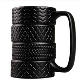 Ceramic Tire Mug for Office Use