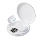 Generic Invisible Wireless Bluetooth Headphones HiFi Sound Wireless Stereo Sound Comfortable Noise Canceling Shallow in-Ear Sleeping Headphones White