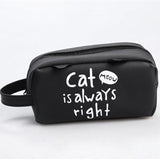 Cat Pencil Case, Silicone Stationery Organizer