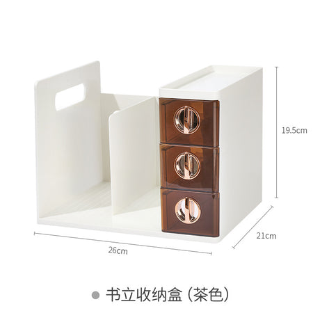 Elegant Desktop Bookshelf Organizer for Office & Students