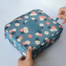 Portable Toiletry Organizer Cosmetic Bag for Ladies
