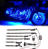 Universal RGB LED Remote Control Atmosphere Car Lights