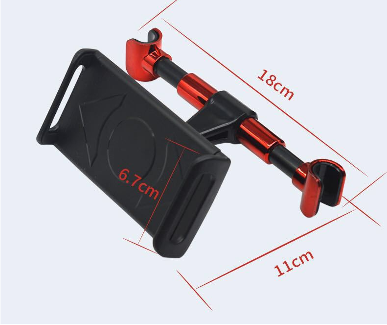 Car Phone Holder with 360° Rotating Backseat Support
