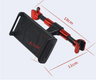 Car Phone Holder with 360° Rotating Backseat Support
