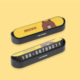 LINE FRIENDS Car Parking Phone Number Sign