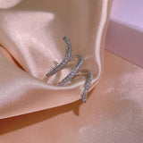 Geometric Zircon Ring - Stylish Minimalist Accessory
