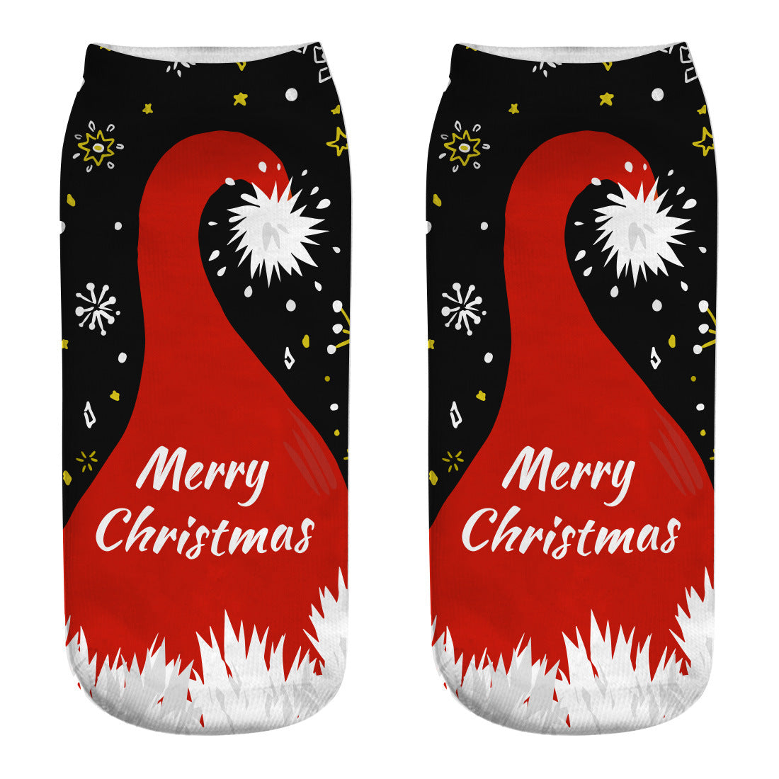 New 3D Printed Christmas Socks for Women