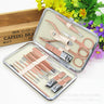 18-Piece Stainless Steel Nail Care Tool Set with Scissors
