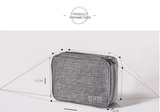 Two Layer Waterproof Multifunctional Data Cable Storage Bag