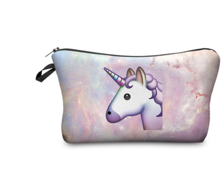 Unicorn Makeup Bag and Clutch for Women