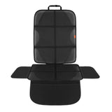 VANLONTD Car Seat Protector - 1 Pack Car Seat Protectors for Child Seats with Padded Cover and Organiser Pockets Baby Car Back Seat Protector Protects Upholstery from Stains and Damage Black