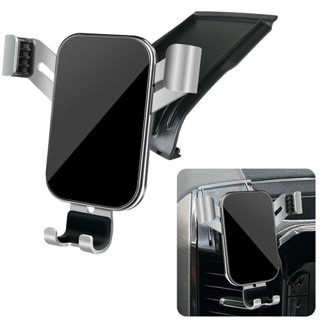 LUNQIN Car Phone Holder for 2019 2020 2021 2022 2023 2024 2025 Dodge Ram 1500 2500 3500 （12 inch Touchscreen） Trucks Pickup Auto Accessories Best Cell Phones Mount Cellphone Mobile Charging Cradle