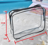 Waterproof Makeup Bag Set with Transparent Pouch