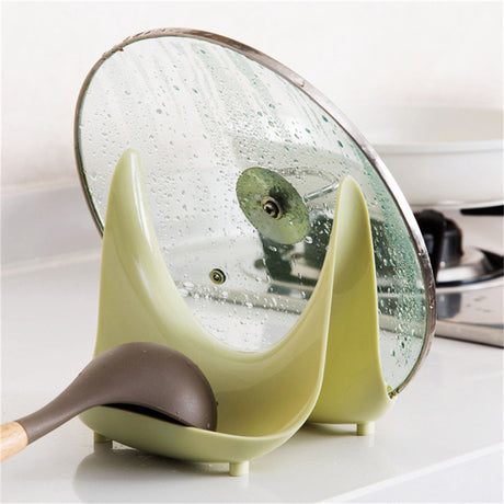 Multifunctional Kitchen Storage Rack for Utensils and Lids